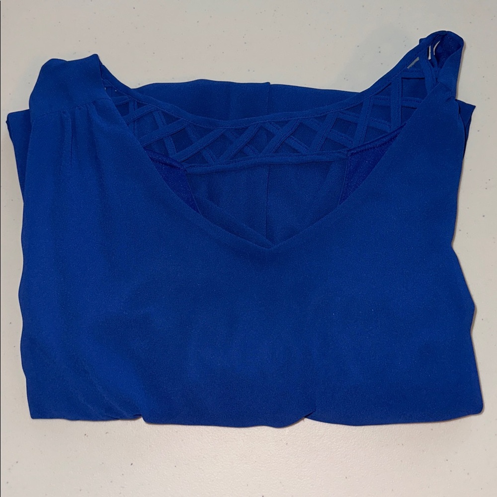 I.N. San Francisco Royal Blue Dress Size Small. - Picture 15 of 15